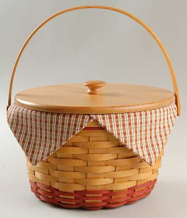 Baskets Homestead Basket with Lid, Liner & Protector