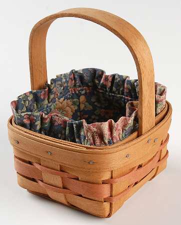 Baskets Touch of Pink Potpourri Basket W/Liner