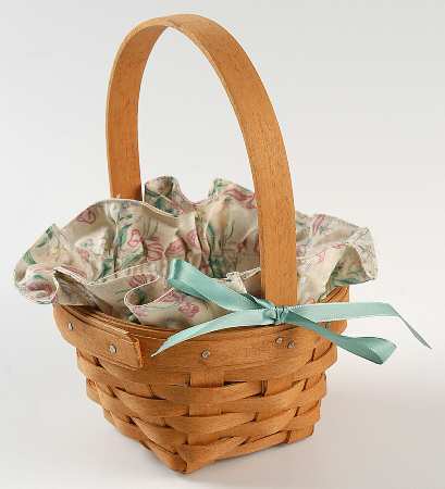 Baskets Lily of the Valley Basket W/Liner & Protector
