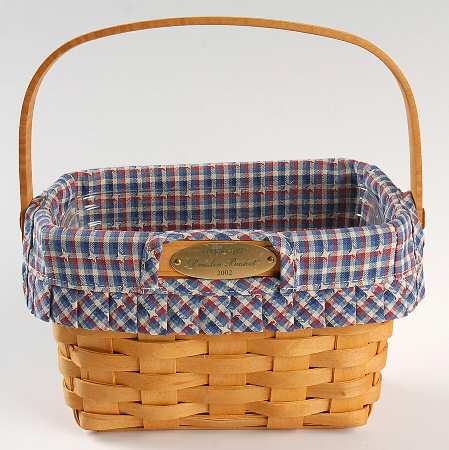 Baskets 2002 Dresden Tour(B) Basket W/Liner & Protector