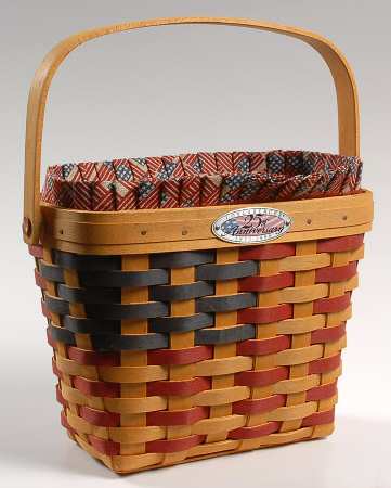 Baskets 25th Anniversary Basket & Liner w/Protector