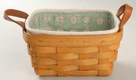 Baskets Tea Basket & Liner with Protector