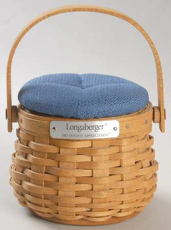 Baskets 2003 Hostess Appreciation Basket&Lid w/Protector