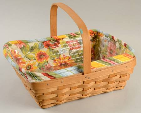 Baskets Napkin Basket & Liner with Protector