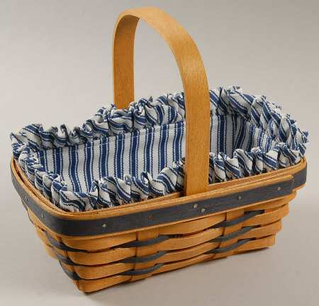 Baskets Blue Sweet Treats Basket W/Liner & Protector