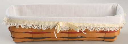 Baskets Woven Traditions Cracker Basket&Liner w/Protector