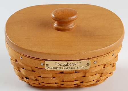 Baskets 2002 Hostess Appreciation(Lucky Charm)w/Lid&Protec
