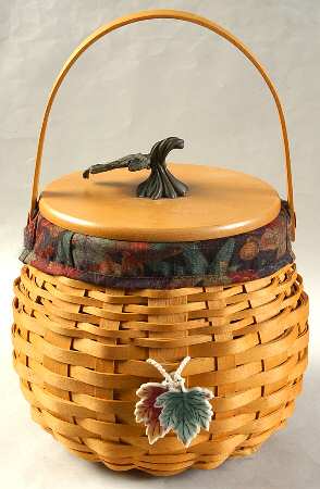 Baskets 5pc Pumpkin Patch (Basket,Lid,Liner,Protect&Charm)