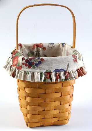 Baskets Large Peg Basket with Liner & Protector