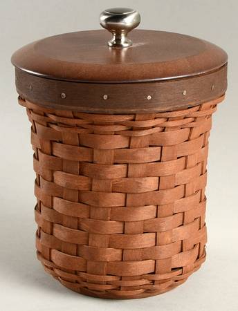 Baskets Small Crock Basket & Lid w/Lidded Protector Set