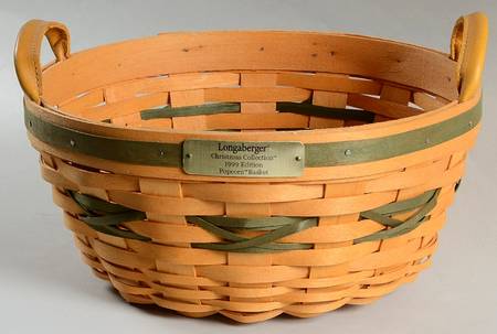 Baskets Green Popcorn Basket