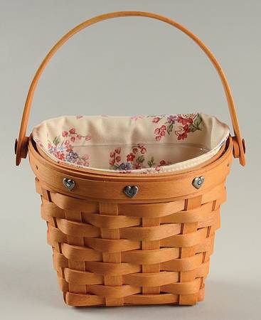 Baskets Love Notes Basket & Liner with Protector