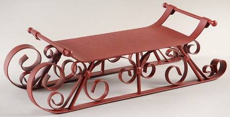 Baskets Metal Sleigh Runner for 2007 Holiday Helper Basket