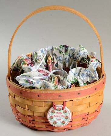 Baskets Rings N Things Basket w/Protector,Pouch & Charm