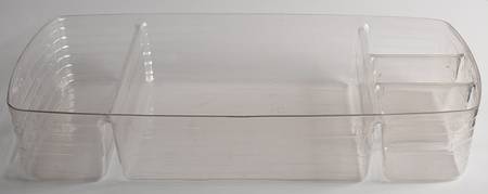 Baskets 5 Part Divided Protector for Serving Tray Basket