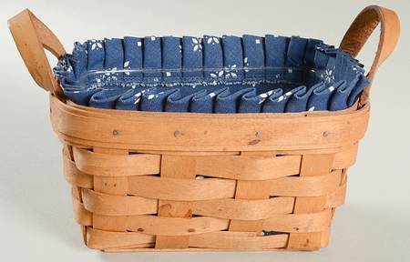 Baskets Tea Basket & Liner with Protector