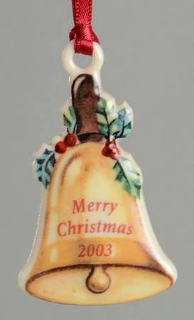 Baskets 2003 Christmas Tie-On Charm for Basket by Longaberger