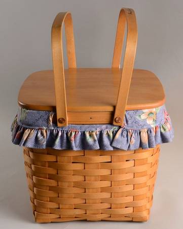 Baskets Grandma Bonnie's Two-Pie Basket&Lid w/Liner&Protec
