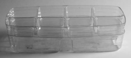 Baskets 2pc Stacking Protector Set for Vanity Basket
