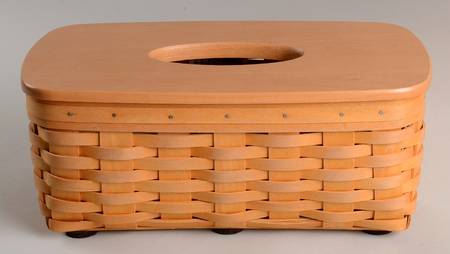 Baskets Long Tissue Basket & Lid