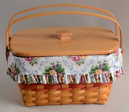 Baskets Timeless Memory Basket&Lid,w/Liner&(2pc)Protector