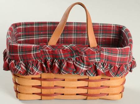 Baskets Red Medium Key Basket & Liner with Protector