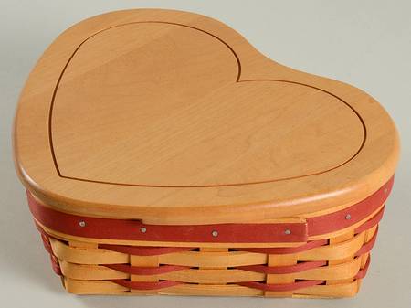 Baskets Love Letters Basket & Lid with Protector