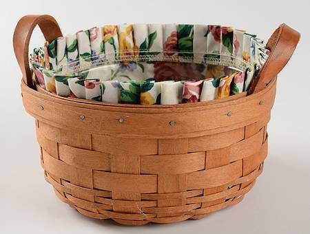Baskets Button Basket & Liner with Protector