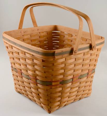 Baskets Green Evergreen Basket by Longaberger