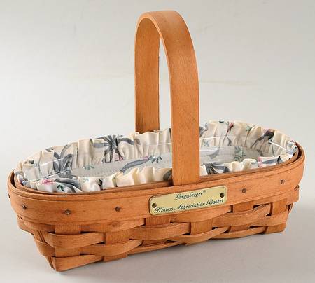 Baskets 1994 Hostess Appreciation Basket&Liner w/Protector