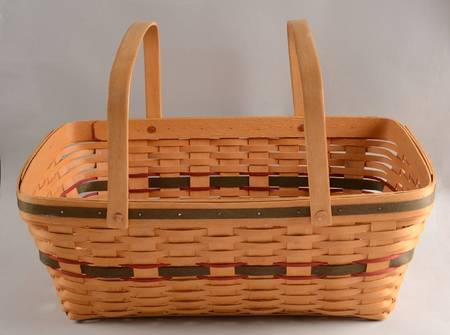 Baskets Green Yuletide Treasures Basket