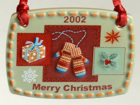 Baskets 2002 Christmas Tie-On Charm for Basket