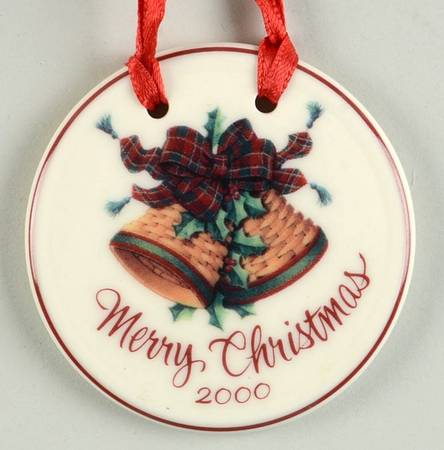 Baskets 2000 Christmas Tie-On Charm for Basket by Longaberger