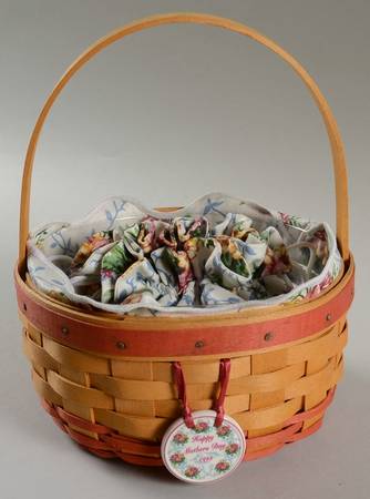 Baskets RingsNThings Basket w/Liner,Pouch,Protectors&Charm