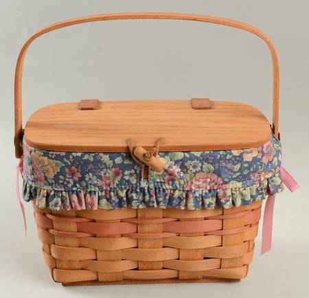 Baskets 1991 Mother's Day Purse Basket & Liner