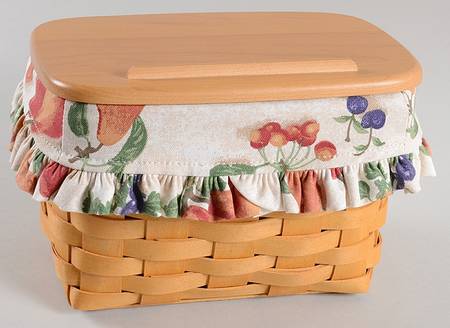 Baskets Large Recipe Basket & Lid with Liner