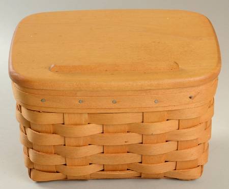 Baskets Large Recipe Basket & Lid