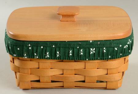Baskets Address Basket & Lid w/Liner,Protector&Card Holder