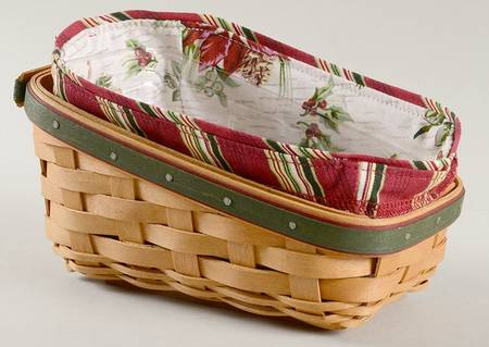 Baskets 2007 Holiday Helper Basket & Liner w/Protector