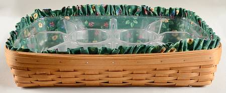 Baskets Serving Tray Basket & Liner w/10 Part Protector