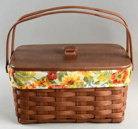 Baskets (2 Handle) Lunch Box Basket&Lid w/Liner&Protector