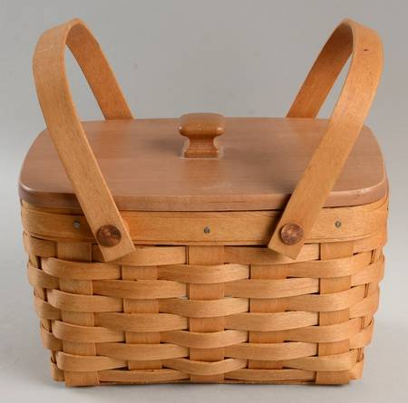 Baskets Little Market Basket & Lid with Protector