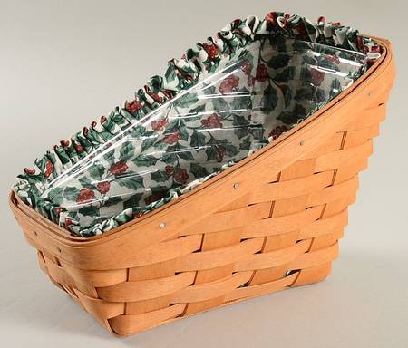 Baskets Small Vegetable Basket (No Handles) w/ Liner & Protector