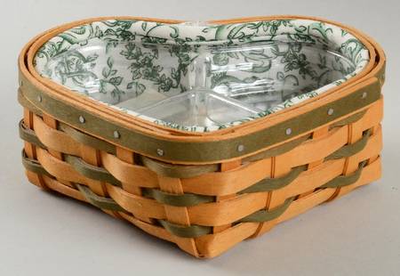 Baskets Green Little Love Basket&Liner w/Protector&Insert