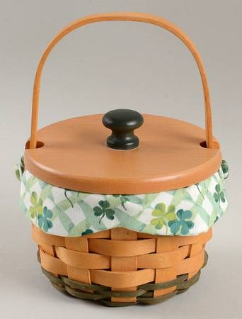 Baskets Lucky You Basket & Lid w/Liner & Protector