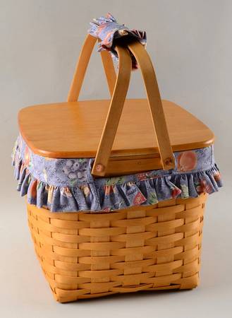 Baskets Grandma Bonnie's TwoPie w/Lid,Liner,Protector&Grip