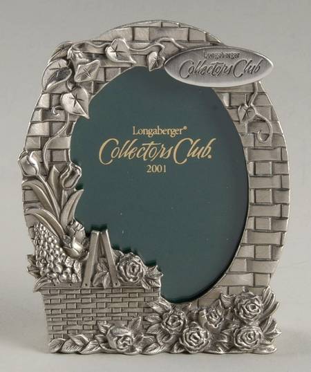 Baskets 2001 Renewal Pewter Picture Frame