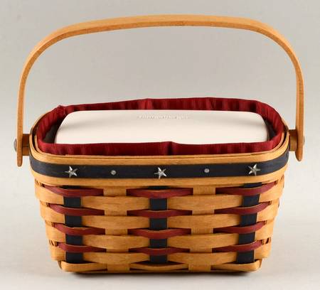 Baskets Proudly American Tea&Liner w/Divided Protector Set