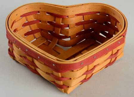 Baskets Red Little Love Heart Basket