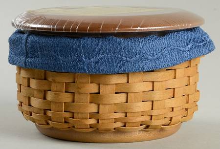 Baskets American Craft Coaster Basket&Lid w/Liner&Protect